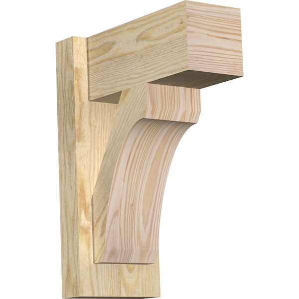 Ekena Millwork Legacy Block Rough Sawn Outlooker, Douglas Fir, 6"W x 12"D x 16"H OUT06X12X16LEC05RDF - main